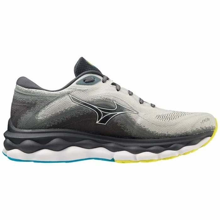 Zapatillas de running para adultos mizuno wave sky 7 negro gris 45