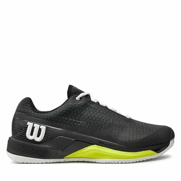 Zapatillas de tenis para hombre wilson rush pro 4.0 clay negro 44