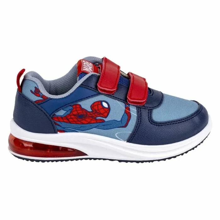 Zapatillas Deportivas con LED Spider-Man Velcro Azul 32