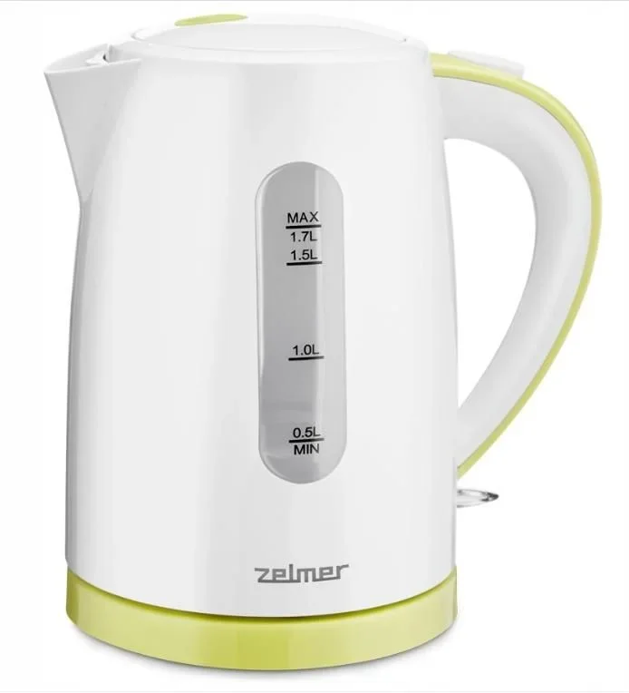 Zelmer ZCK7616L tetera eléctrica 1,7 L 2200 W Blanco, Amarillo